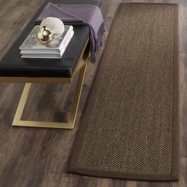 Safavieh Natural Fiber Brown & Brown 2& x 12& Rug