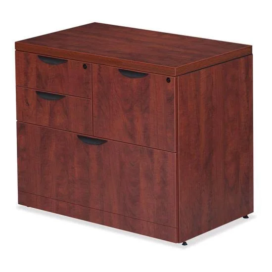 Office Source Pl114cg 30 in. Coastal Gray Lateral File Combo - Size: 29.5