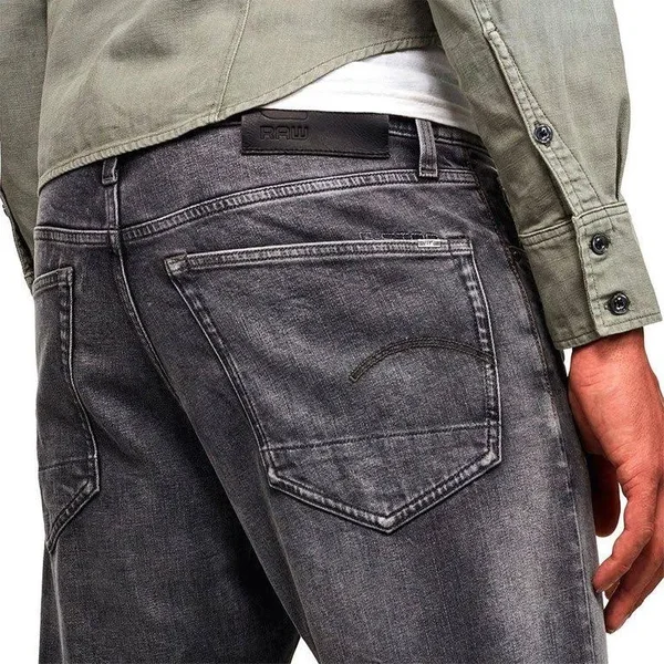 G Star Raw 3301 Straight Tapered Jeans Grey