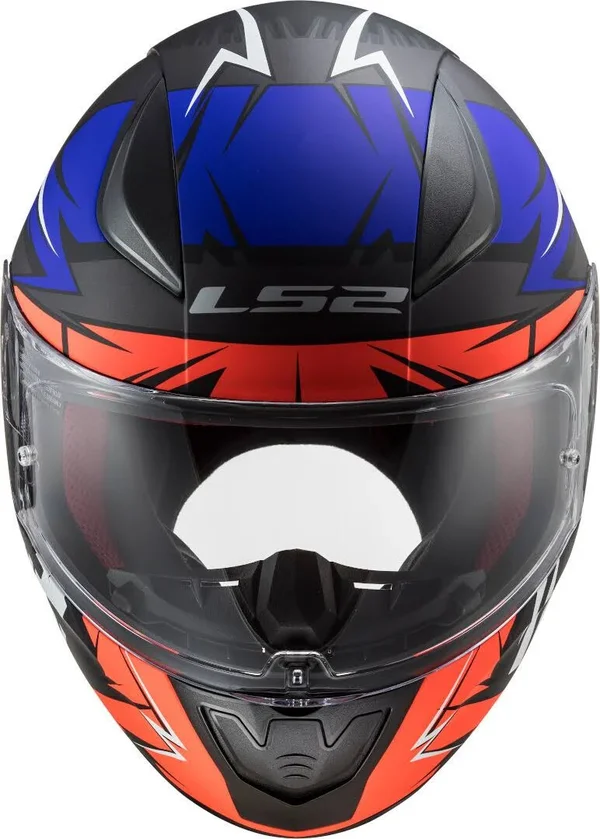 LS2 FF353 Rapid Cromo Helmet - black-red-blue, Size Xs