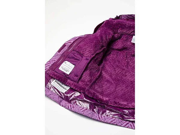 Columbia Girls& Bugaboo II Fleece interchange Jacket - Large - Plum Chevron Print