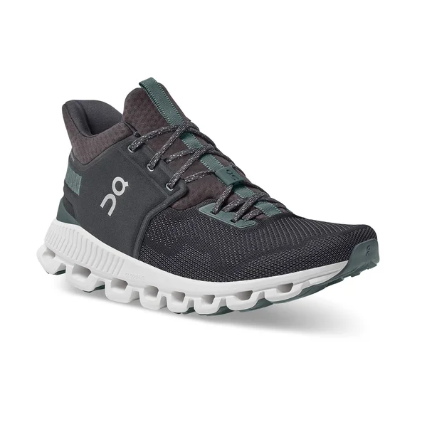 on Cloud Hi Edge Black - Olive, Mens, Size: 7.5