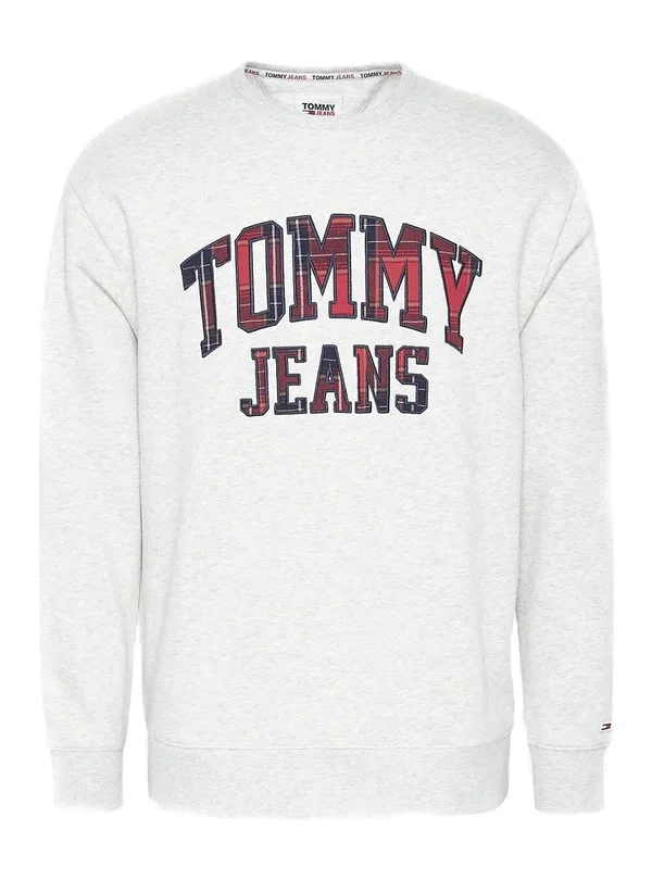 Tommy Jeans Plaid Logo Sweatshirt