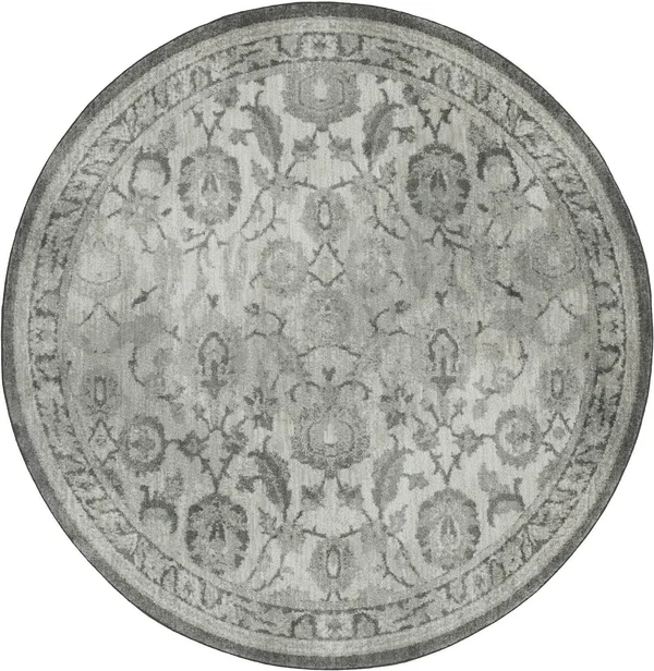 Karastan Euphoria New Ross Ash Grey 2& x 3& Area Rug