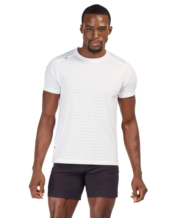 Rhone Swift Short-Sleeve Shirt - Men's White - L