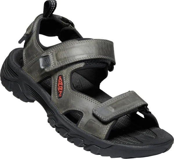 Keen Men's Targhee III Open Toe Sandal - 13 - Grey - Black