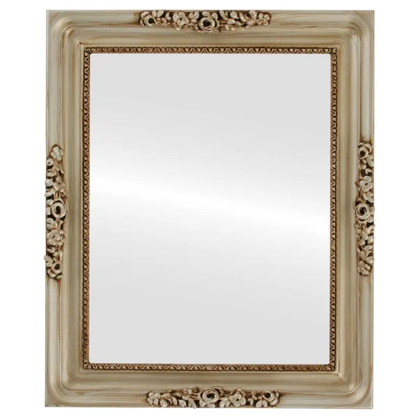 Versailles Framed Rectangle Mirror - Silver