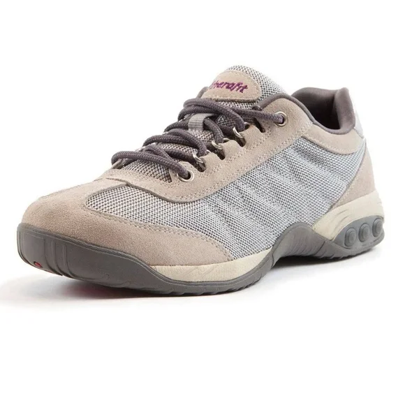 Therafit Women's Walking Shoes Grey - Gray Brandy Suede Sneaker - Women