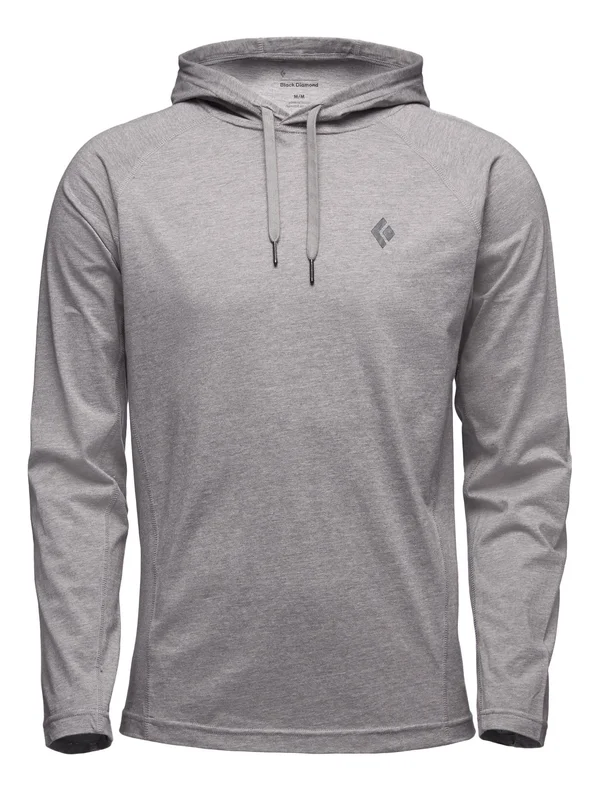 Black Diamond Crag Hoody - Men's:Lightweight - comfy cotton/poly blend hoody for climbing or rest days