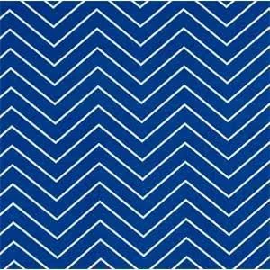 Fashion Fabrics Club Chevron Cobalt Outdoor Upholstery Fabric by Premier Prints Fabrics 30 Yard Bolt Fabric (100% Polyester)
