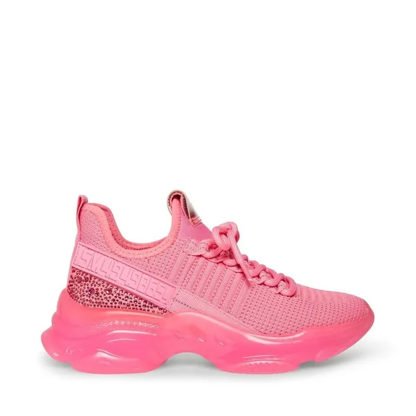 Maxima Hot Pink Sneakers by Steve Madden, Size 8.5