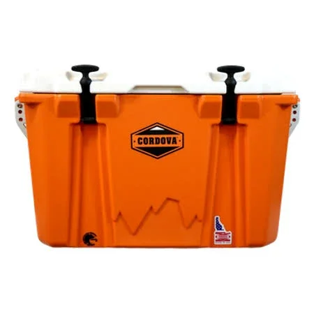 Cordova Adventurer (48QT) Cooler Medium Orange, White