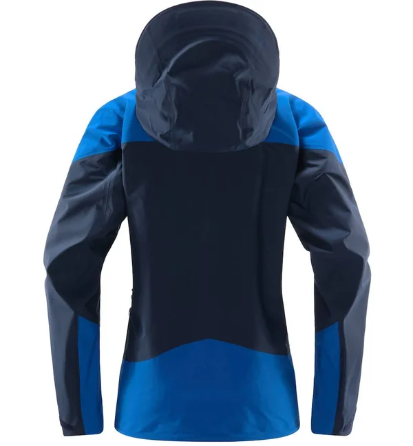Hagl鰂s Roc Spire Gore-Tex Jacket Light Blue Navy Blue Women M