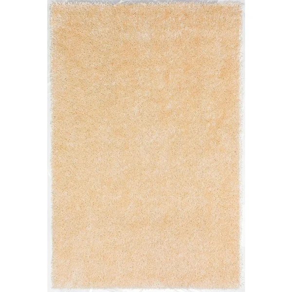 Addison Rugs Lavish Ivory Shag 5 ft. x 7 ft. 6 in. Area Rug
