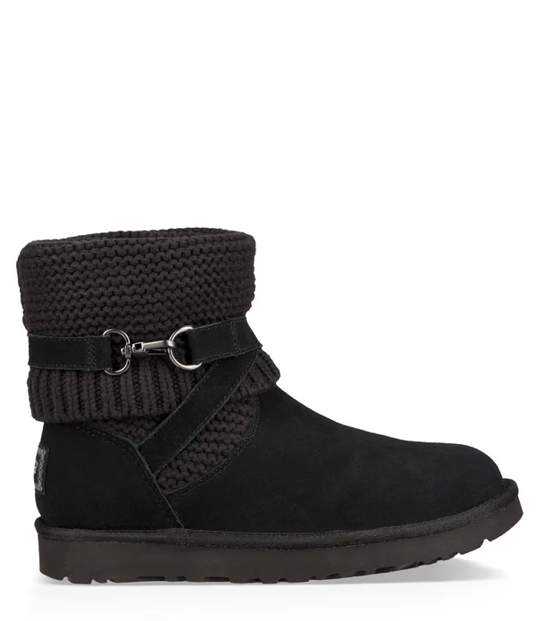 Ugg Purl Strap Boot 5 Women's Black