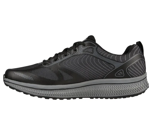 Skechers Men's GOrun Consistent - Fleet Rush Running Shoes - Black/Gray, 9.0