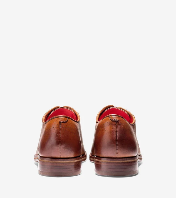 Cole Haan Washington Grand Laser Wingtip Oxford - British Tan-molten Lava 11 W