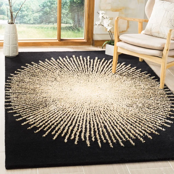 Safavieh Soho 655 Area Rug - Brown, Red, 6& x 6& Square