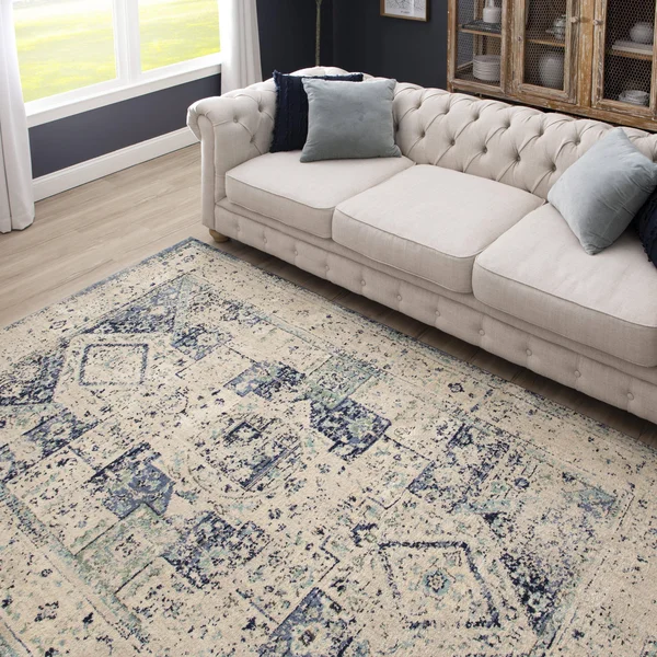 Karastan Cosmopolitan Santee Indigo 2& x 3& Area Rug