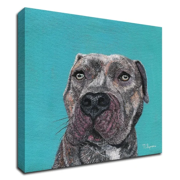 18x22 x 18x22 Good Boy by Melissa Symons Print on Canvas