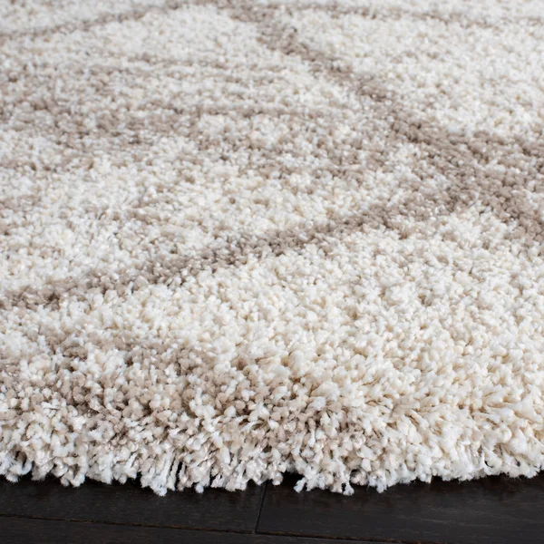 Safavieh 11& x 15& Hudson Shag SGH281L Hudson Shag 281 Slate Blue - Ivory Rug