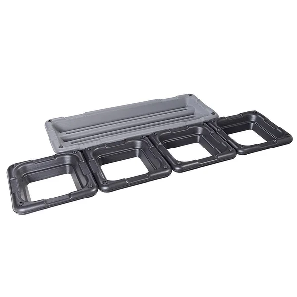 43&& Height Adjustable Fitness Aerobic Step with Risers