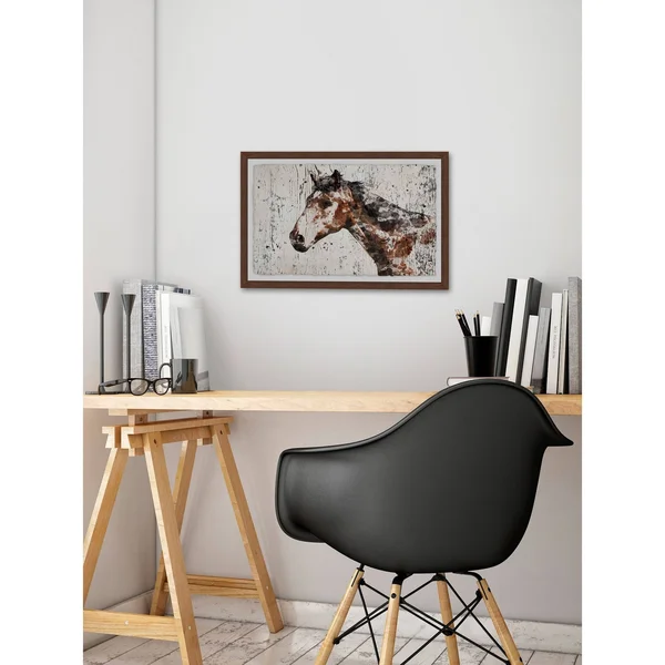 Marmont Hill Prize Horse Framed Print Wall Art