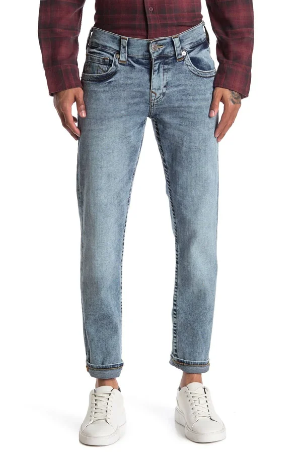 Men's Geno Slim Jean - Light, Size 44, True Religion