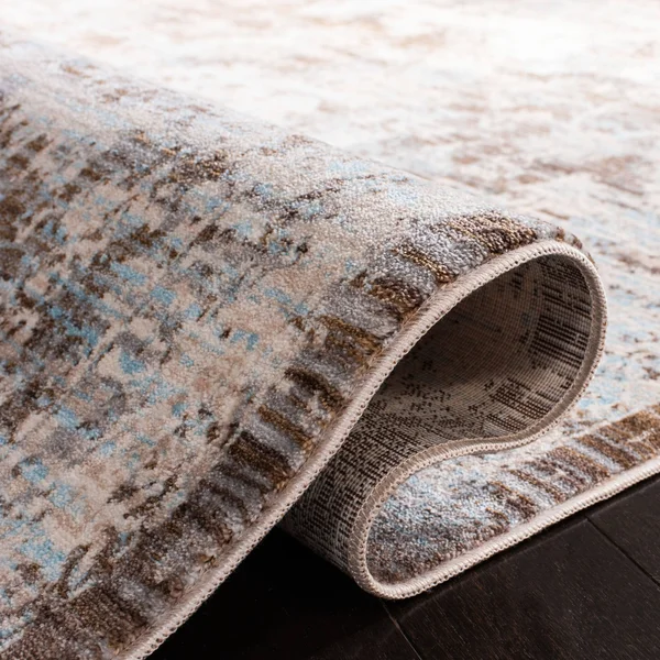 Safavieh Vintage Persian VTP417T 5&0x22 x 7&6x22 Brown, Light Blue Area Rug