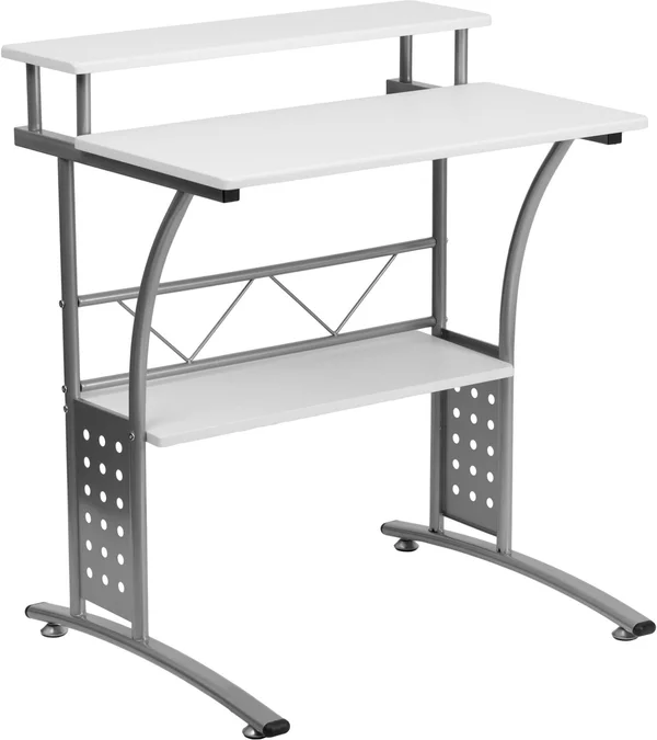 Clifton Computer Desk White - Flash Furniture