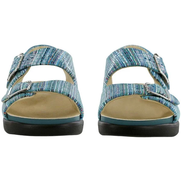 SAS Women's Relaxed Rainbow Teal 6.5 Wide