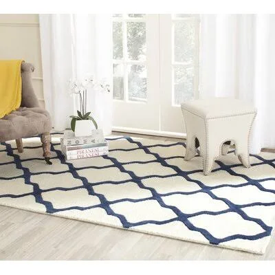 Mahoney Hand-Tufted Wool Ivory Area Rug Winston Porter Rug Size: Rectangle 2&6x22 x 4&