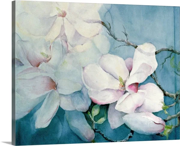 Magnolia Soulangeana (Horizontal) - Canvas Wall Art, 20x16, Great Big Canvas