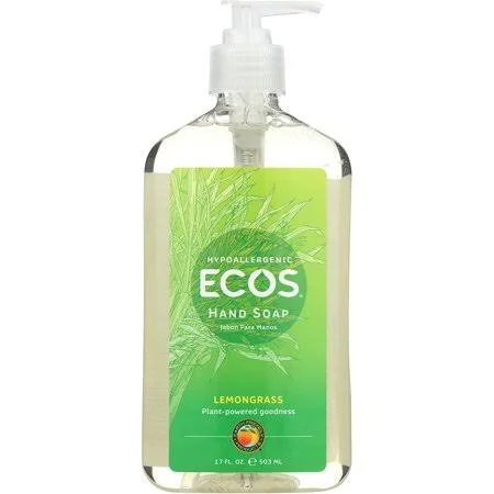 Earth Friendly Soap Hand Liquid Lemongrass - 17 oz
