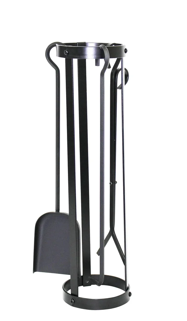 Enclume FPTS19 HS Round Fireplace Tool Set - Hammered Steel