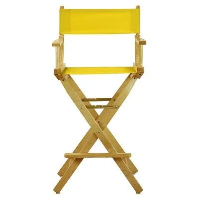 Casual Home Folding Director Chair, Gold