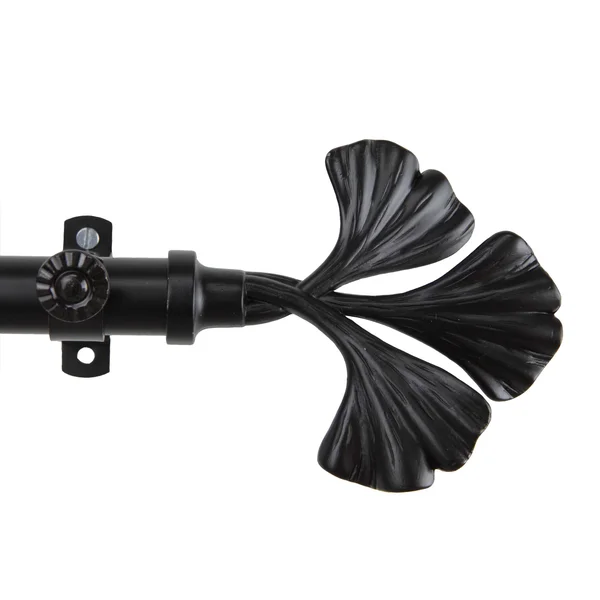 InStyleDesign Luck Adjustable Black Curtain Rod - 120 to 170 inch