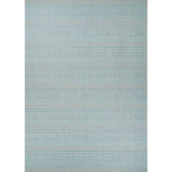 Couristan Monte Carlo Ocean Breeze Indoor/Outdoor Area Rug, Seaglass-Champagne, 7'6 inch x 10'9 inch