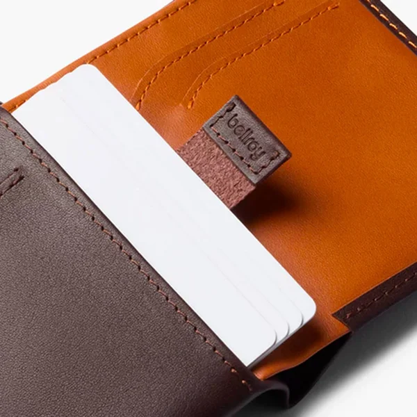 Bellroy Note Sleeve Wallet Java, Caramel - RFID