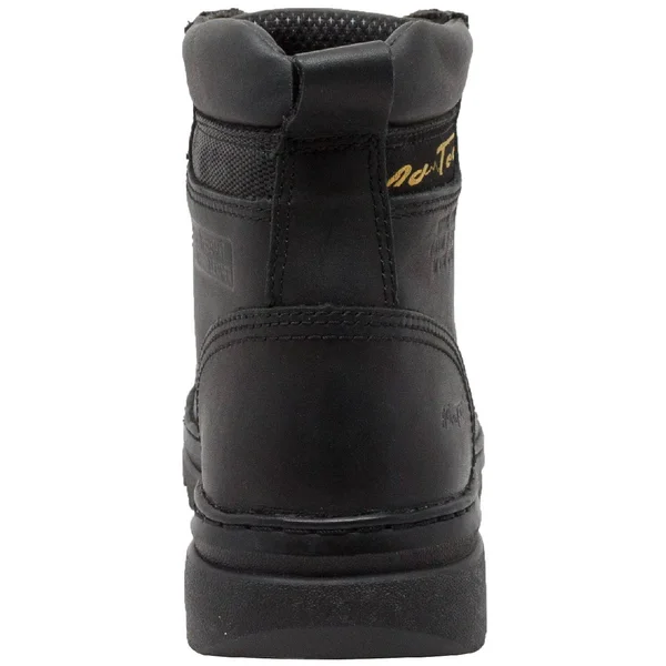 AdTec Men's 6 in. Black Steel Toe Hiker