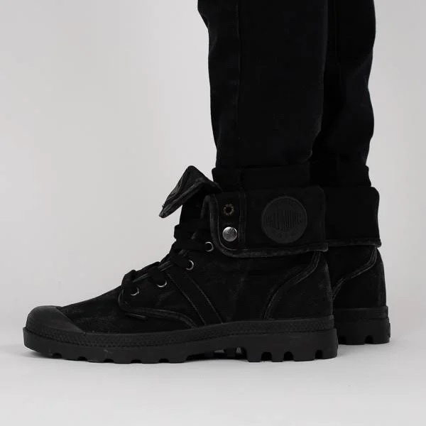 Palladium Baggy Boots Shoes Men's - Black Metal 02478-069-M
