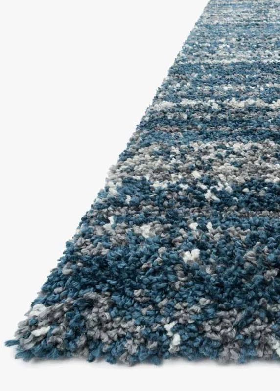 Loloi Quincy QC-05 2&3x22 x 4& Navy - Pewter Rug