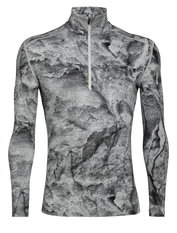 Icebreaker 250 Vertex JBG Half-Zip Long-Sleeve Top - Men's Snow - S