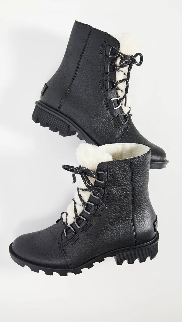 Sorel Phoenix Short Lace Cozy Boots Women's 2019 - 6.5 Black