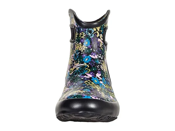 Bogs Patch Ankle Night Garden Women's Shoes Black Multi : 12 B - Medium
