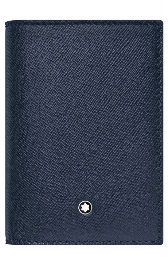 Montblanc Meisterstuck Soft Grain Business Card Holder- Blue 116744