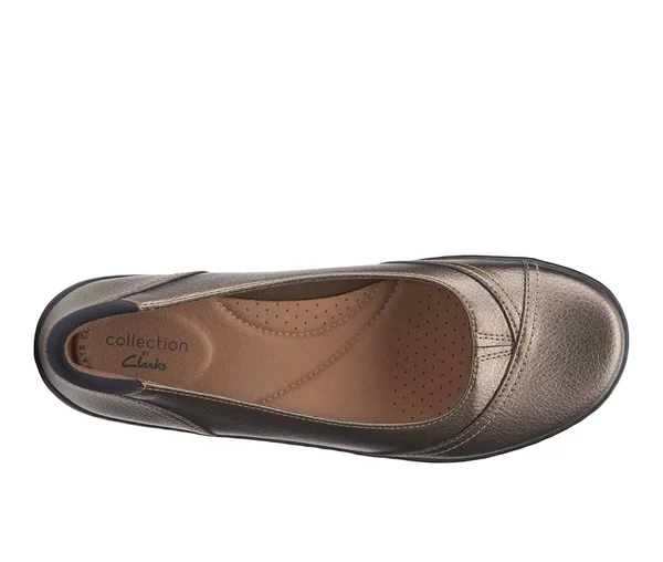 Clarks Cora Eliza 9 Women's Metallic