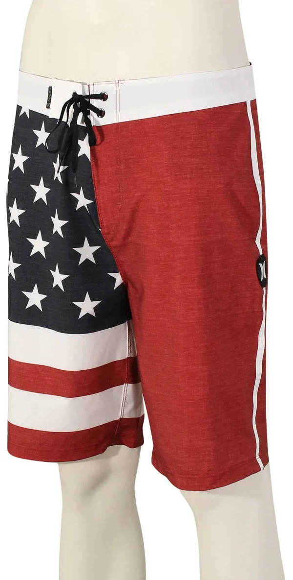 Hurley Men's Phantom Patriot 20x22 Board Shorts - Gym Red
