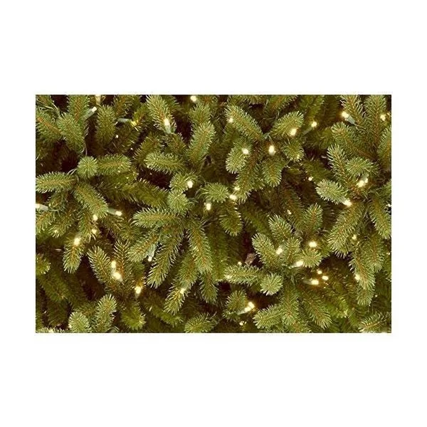 National Tree 7.5& Feel Real Jersey Fraser Fir Hinged Tree with 1250 Clear Lights