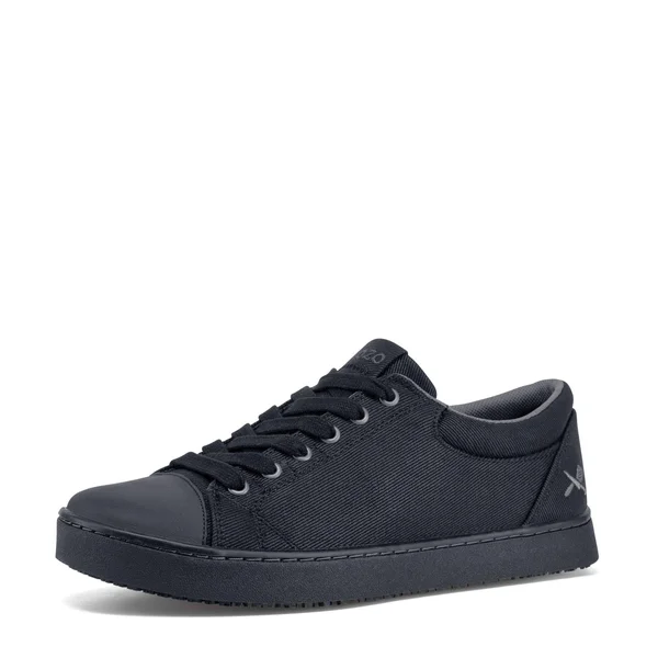 Mozo Men's Grind Slip Resistant Canvas Sneaker 10.5 Black